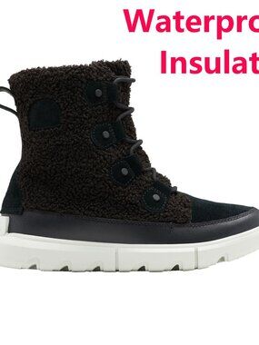 Brand New Sorel Women Explorer II Joan Cozy Winter Boots-Waterproof, Insulated